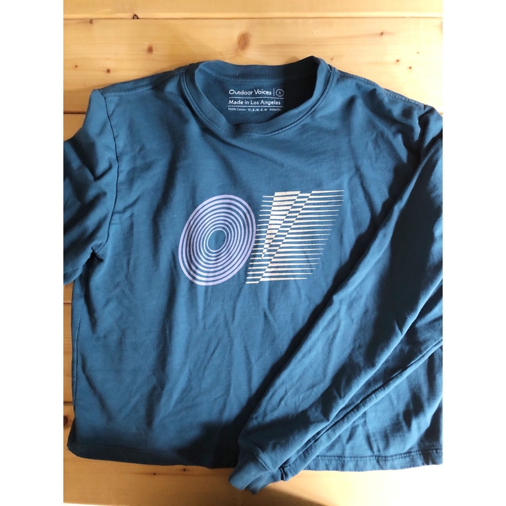 Outdoor Voices Cropped crew neck long sleeve